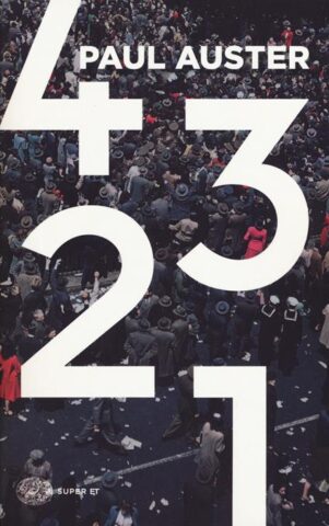 copertina del libro con i numeri 4321  